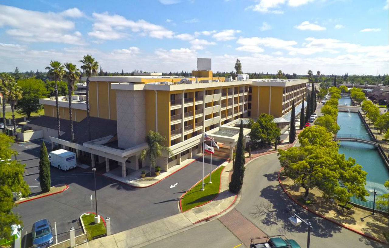 Hotel Hilton Stockton Exterior foto